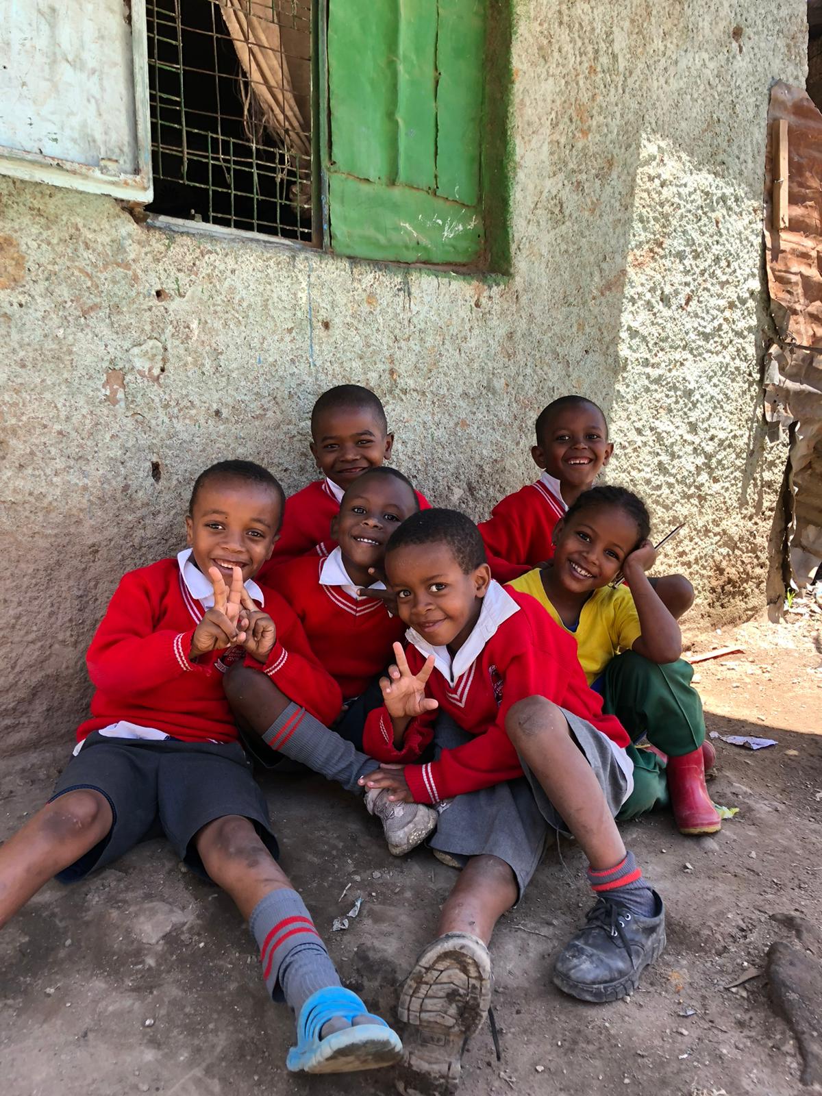 Kinder der Ark School in Kariobangi